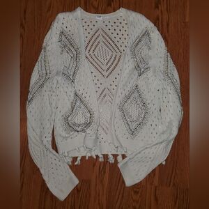 White Knit Women's Sweater